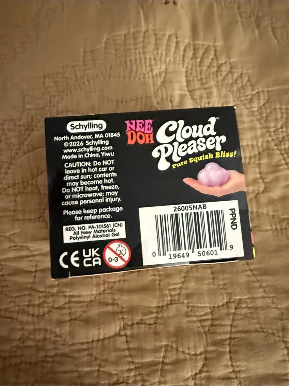 Needoh Cloud Pleaser - Purple Stress Relief Squish Toy